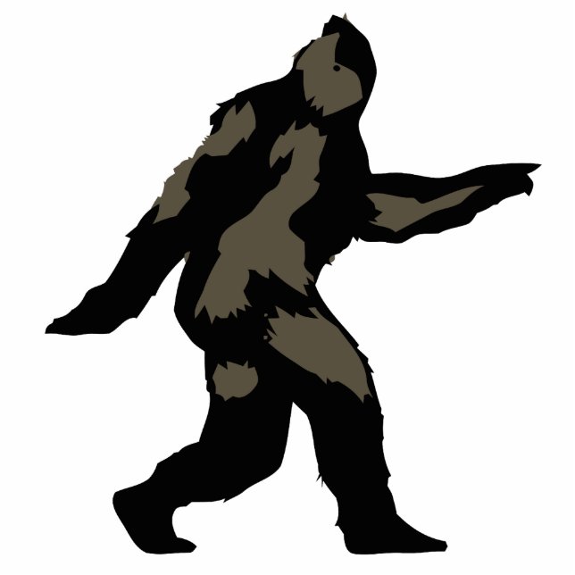 Sasquatch Photo Sculpture Cutouts Staand Fotobeeldje (Voorkant)