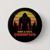 Sasquatch Pin Ronde Button 5,7 Cm (Voorkant)