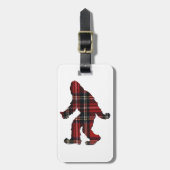 SASQUATCH PLAID BAGAGELABEL (Voorkant verticaal)