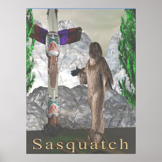Sasquatch poster (Voorkant)