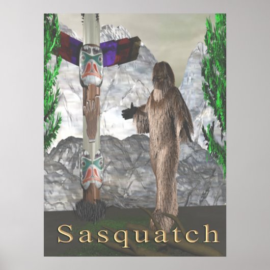 Sasquatch poster (Voorkant)