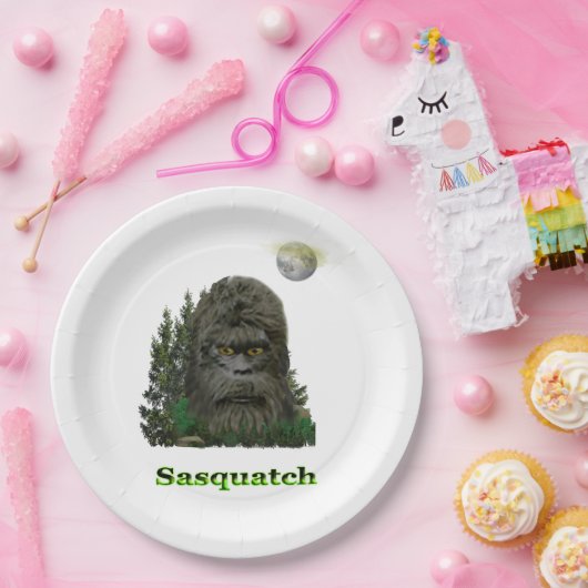 Sasquatch-producten Papieren Bordje (Feest)