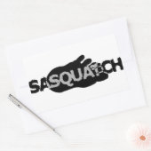 Sasquatch Rechthoekige Sticker (Envelop)