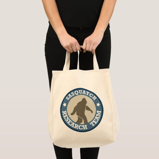 Sasquatch Research Team Tote Bag (Voorkant (product))