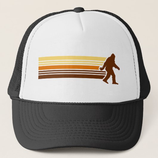 Sasquatch Retro Trucker Hat Pet (Voorkant)