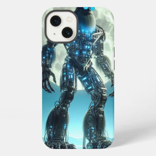 Sasquatch Robot iPhone Hoesje (Achterkant)