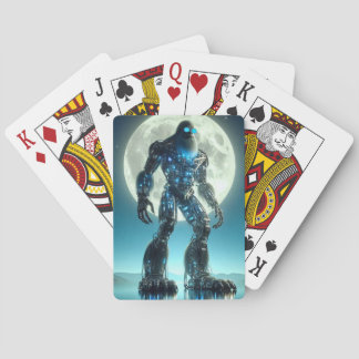 Sasquatch-robot Pokerkaarten