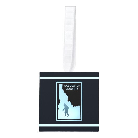 Sasquatch Security - Idaho Kubus Ornament (Voorkant)