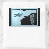 Sasquatch Security - Idaho Rechthoekige Sticker (Tas)