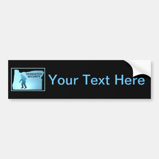 Sasquatch Security - Oregon Bumpersticker (Voorkant)