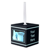 Sasquatch Security - Oregon Kubus Ornament (Achter hoekig)