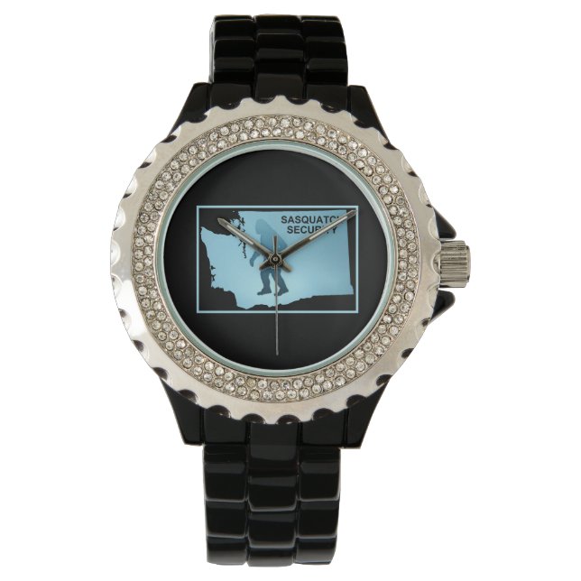 Sasquatch Security - Washington Horloge (Voorkant)