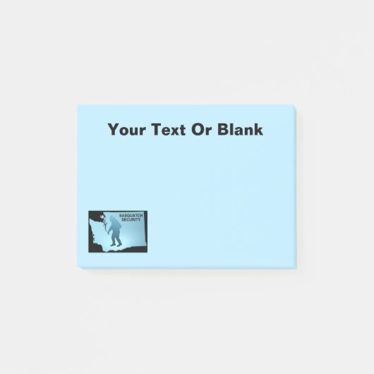 Sasquatch Security - Washington Post-it® Notes (Voorkant)