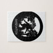 Sasquatch Silhouette Legpuzzel (Horizontaal)