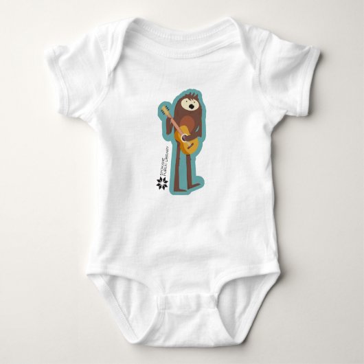 Sasquatch Spokane Openbare Bibliotheek Baby Bodysu Romper (Voorkant)