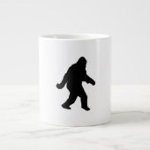 Sasquatch Squatchin' Silhouette Jumbo Mok (Voorkant)