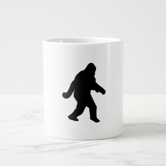 Sasquatch Squatchin' Silhouette Jumbo Mok (Voorkant)