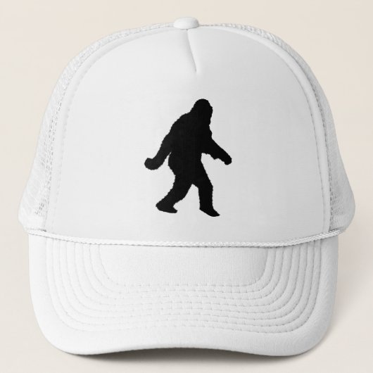Sasquatch Squatchin' Silhouette Trucker Pet (Voorkant)