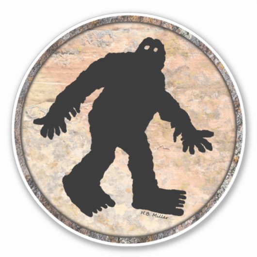 SASQUATCH STICKER (Voorkant)