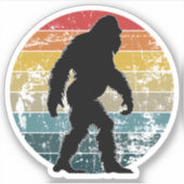 Sasquatch Stickers Vinyl Coupé Sur Mesure (Devant)