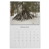 Sasquatch Structuren Muurkalender Kalender (Feb 2026)