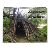 Sasquatch Structuren Muurkalender Kalender (Hoes)