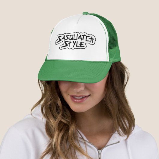 Sasquatch Style Trucker Hat Trucker Pet (In situ)