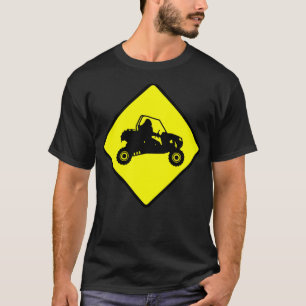 Sasquatch SXS Crossing Bigfoot Driving UTV Road Si T-shirt