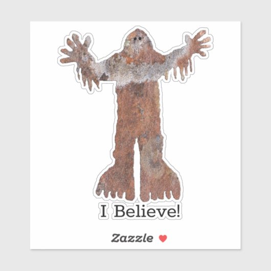 Sasquatch - Talking Canyons, New Mexico Sticker (Vel)