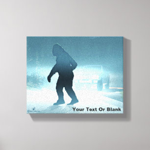 Sasquatch-teller Canvas Afdruk