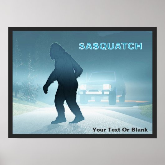 Sasquatch-teller Poster (Voorkant)