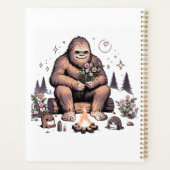 Sasquatch tenant des fleurs (Dos)