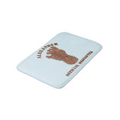 Sasquatch Track Bigfoot Fun Badmat (Gekanteld)