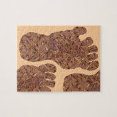 Sasquatch Track Bigfoot Fun Legpuzzel (Horizontaal)