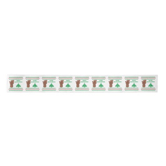 Sasquatch Track Merry Squatchmas Bigfoot Lint (Voorkant)