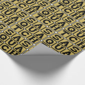 Sasquatch, voet cadeaupapier (Hoek)