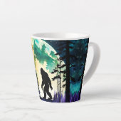 Sasquatch Volle Maan Latte Mok (Rechterhoek)