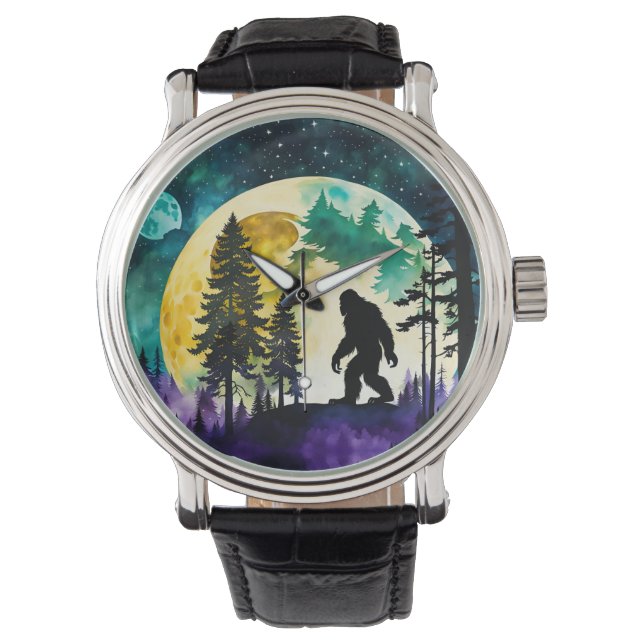 Sasquatch Volle maan op de Berg Horloge (Voorkant)