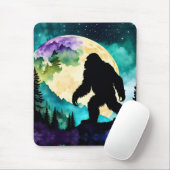 Sasquatch Volle maan op de Berg II Muismat (Met muis)