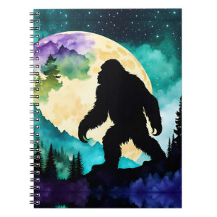 Sasquatch Volle maan op de Berg II Notitieboek
