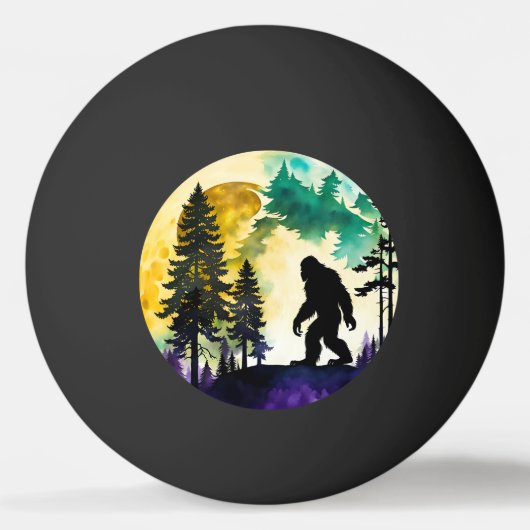 Sasquatch Volle Maan Pingpongballen (Voorkant)