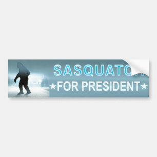 Sasquatch voor President Bumpersticker