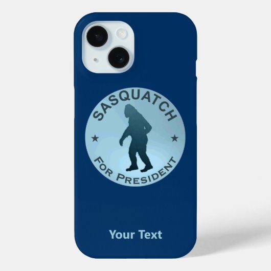 Sasquatch voor President Case-Mate iPhone Case (Achterkant)
