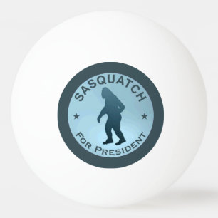 Sasquatch voor President Pingpongballen