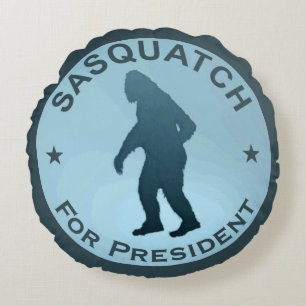 Sasquatch voor President Rond Kussen