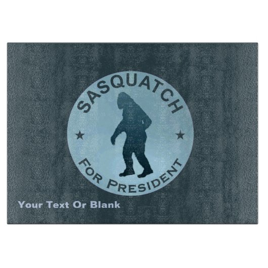 Sasquatch voor President Snijplank (Voorkant)