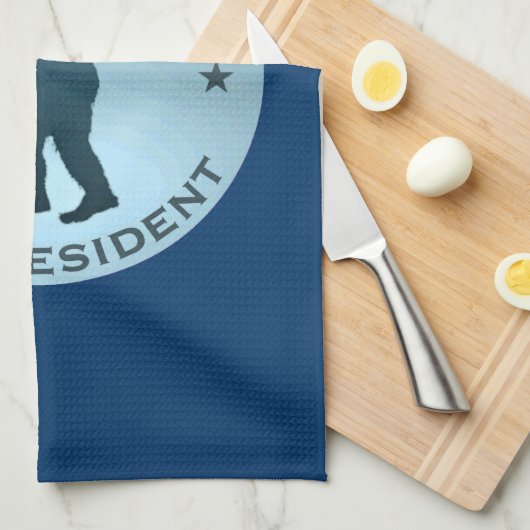 Sasquatch voor President Theedoek (Quarter Fold)