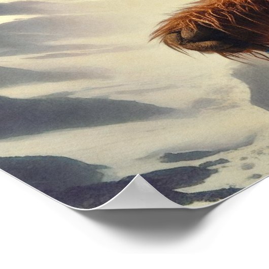 Sasquatch Wandelbergen Poster (Hoek)