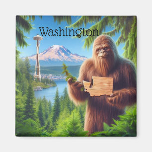 Sasquatch Washington Souvenir Reiscadeau Magneet
