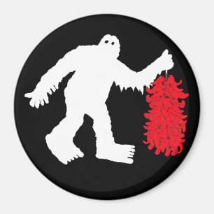 Sasquatch zag uit in Hatch, New Mexico Magneet